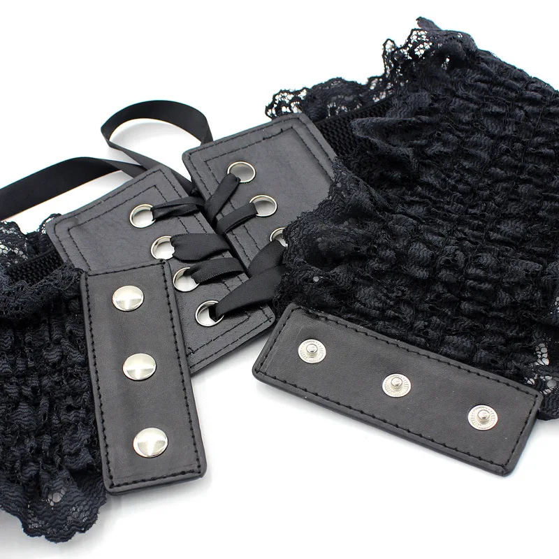 New Lace PU Solid Wide Corset Lace Belt Female Self Tie Cinch Waistband Belts for Women Wedding Dress Waist Band Accessories