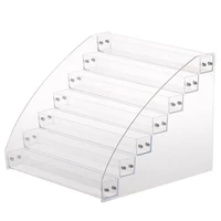 2-7 Tiers Clear Acrylic Liquid Pigment Bottles Storage Box Organizers Lipstick Jewelry Display Holder Nail Polish Rack 2