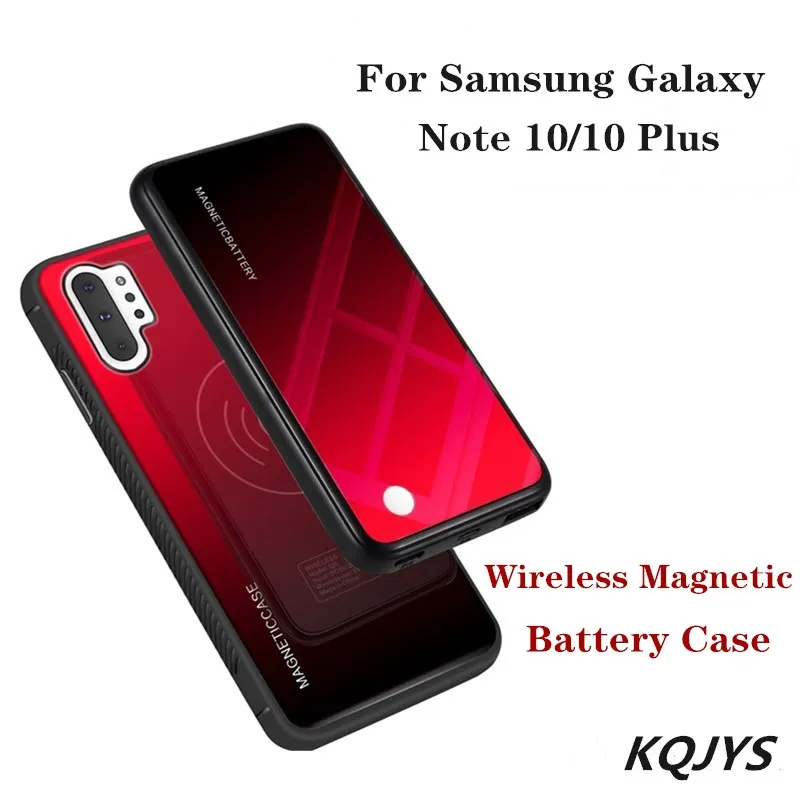 Чехол с беспроводным зарядным устройством для Samsung Galaxy Note 10 Plus чехол