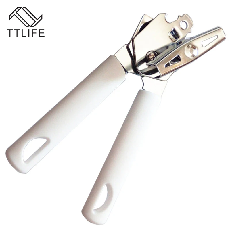 

TTLIFE Multifunctional Stainless Steel Professional Tin Manual Can Opener Craft Easy Grip Opener For Cans Bottle Opener