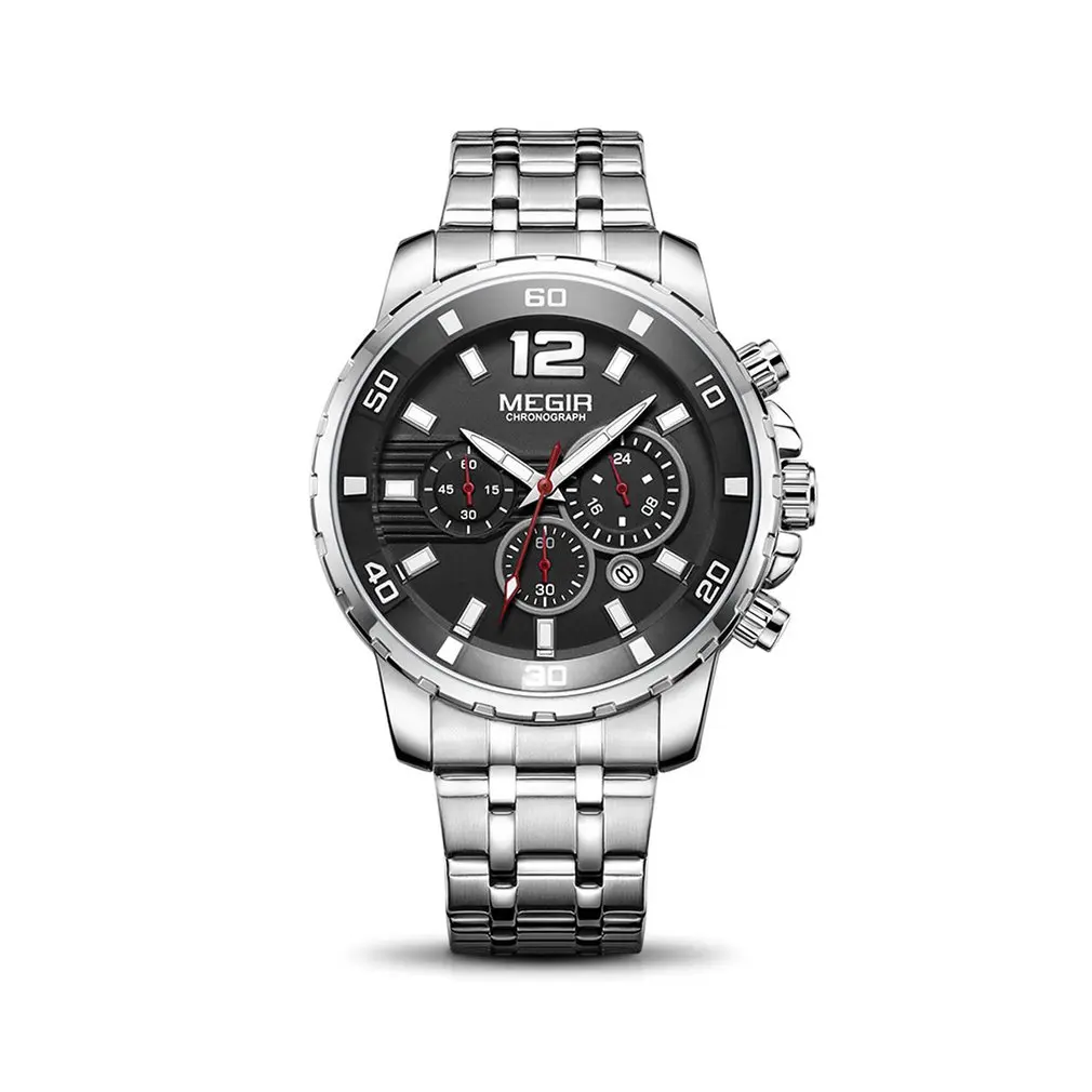 

Men'S All-Gold Multi-Function Watch Business Sports Men'S Watch Waterproof Chronograph Quartz Watch Business Watch 2019