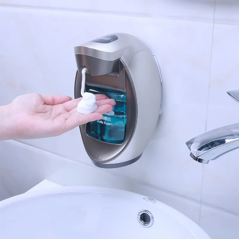 Automatic Foam Soap Dispenser Induction Soap Dispenser Hand Sanitizer Bottle Set Wall Mounted Smart Hand Sanitizer Box Automatic Foam Soap Dispenser Induction Soap Dispenser Hand Sanitizer Bottle Set Wall Mounted Smart Hand Sanitizer Box
