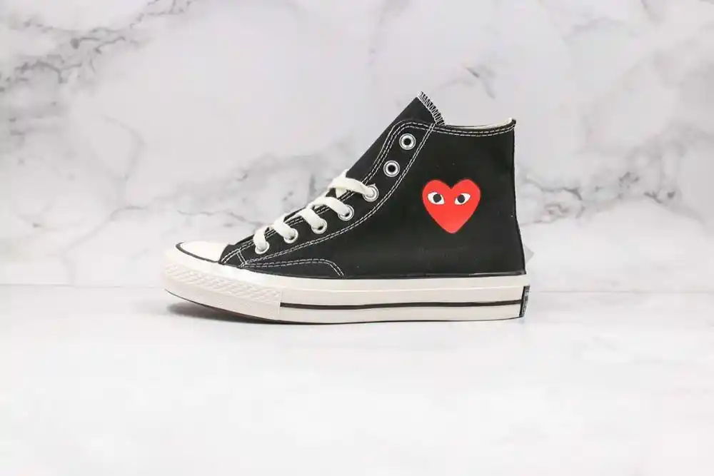 2020 Converse all star classique CDG PLAY x 1970s quotidien loisirs haute  unisexe chaussures haute qualité toile Skateboard chaussures | AliExpress