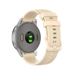 Silicone Watchband - 20mm Stylish Wristband Bracelet for Garmin Vivomove Series (Beige)