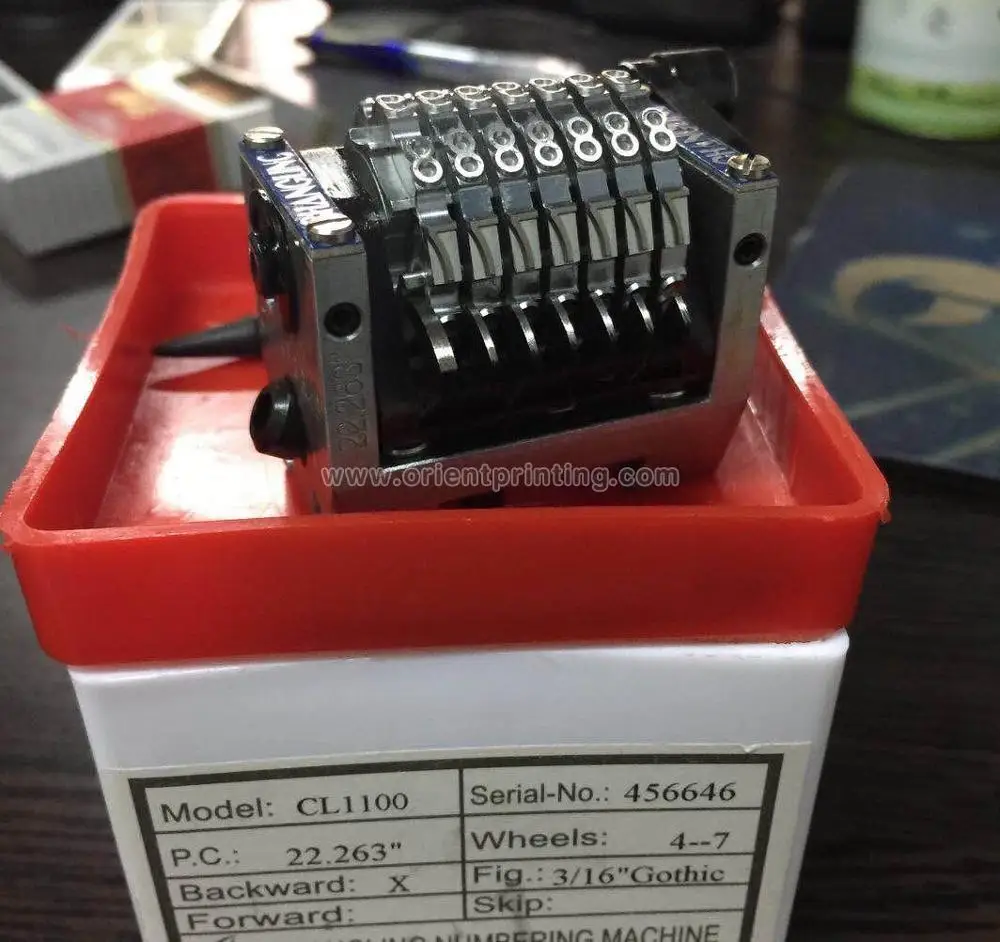 Gto52 Straight Number Box Offset Spare Machine Parts Printer Parts