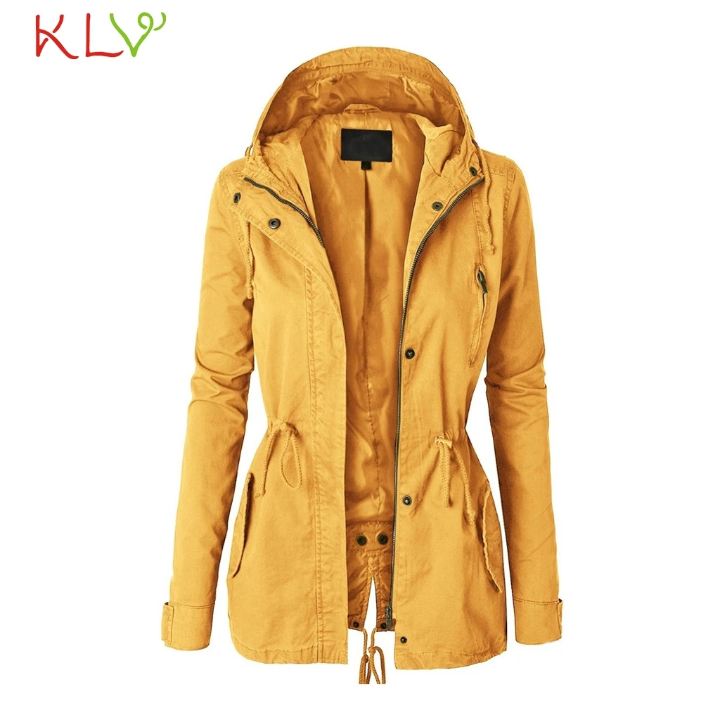 Женская зимняя куртка с капюшоном, приталенные куртки, теплая Осенняя ...