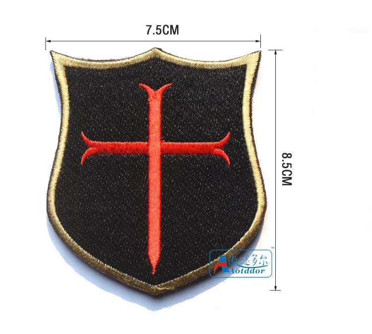 Вышитая нарукавная эмблема sealteam seaps DEVGRU Crusader на плече с этикеткой на липучке тканевая наклейка