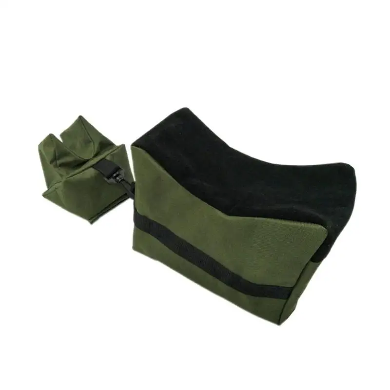 Передний+ задний сумка Поддержка подставка, наполненная песком, для винтовки без песок Снайпер мишень аксессуары Материал: 600D ткань Оксфорд, черный, армейский зеленый - Цвет: Хаки
