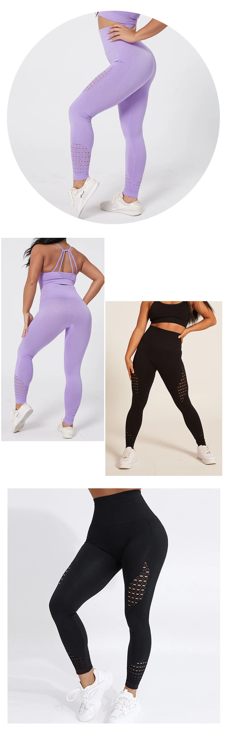  Women High Waist Push Up Leggings Seamless Fitness Legging Workout Legging For Women Casual Joggings 