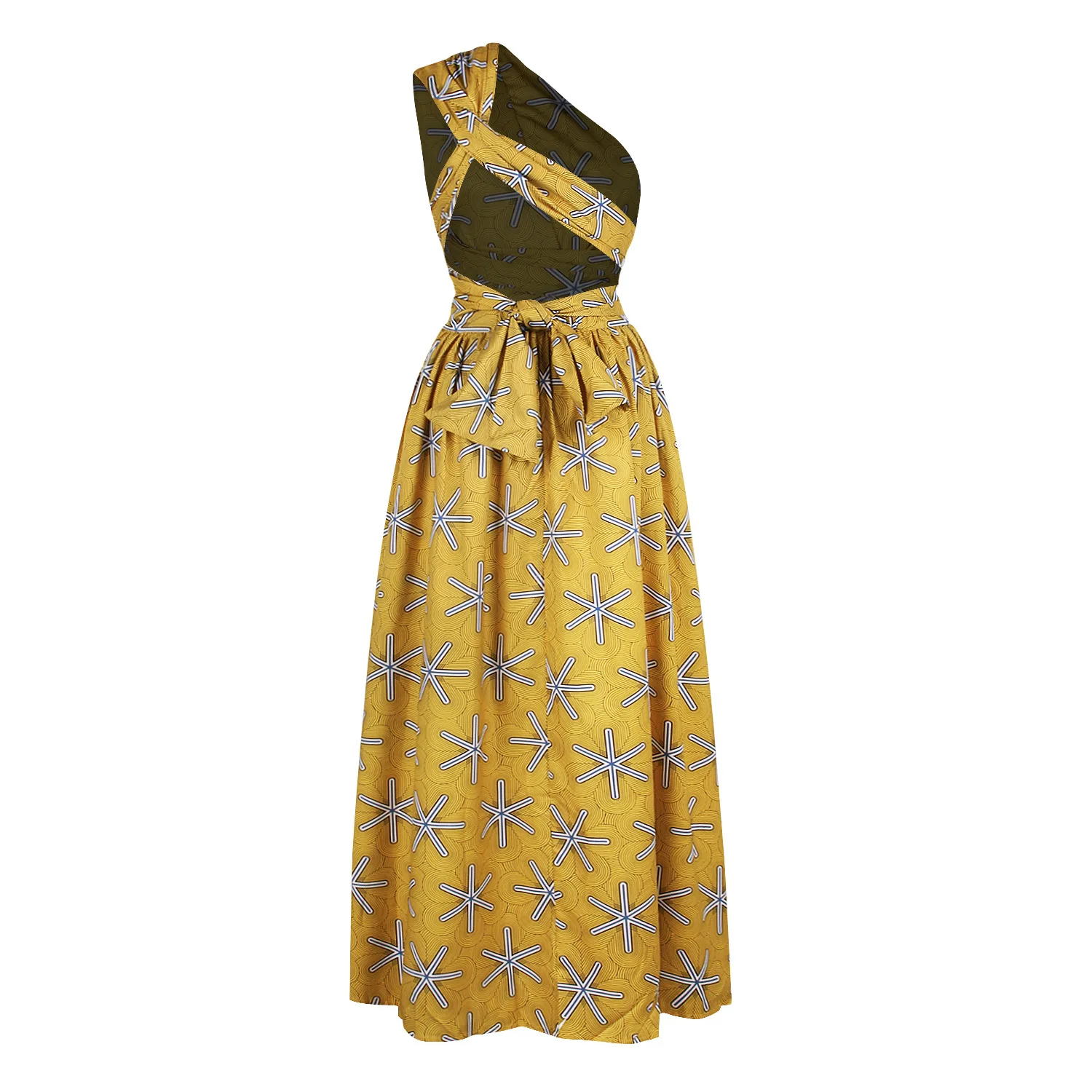 Longue Robe Africaine Wax Pour Femmes 145 Longue robe africaine wax pour femmes 144