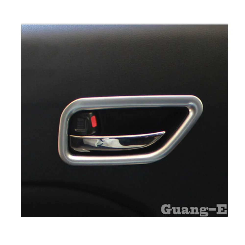 

Для Suzuki Vitara 2016 2017 2018 2019 крышка декоративная наклейка отделка дверь автомобиля Внутренняя встроенная ручка Чаша искусственная 4 шт.