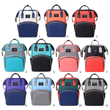 

Hit Color Mommy Travel Backpacks Big Nylon Maternity Nappy Top-handle Bags