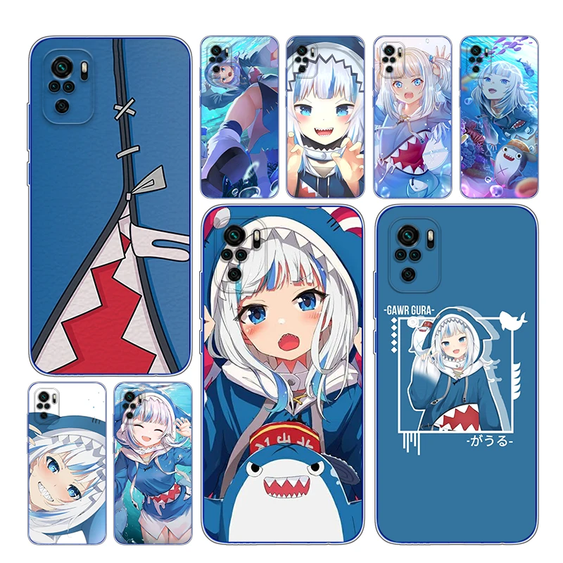 Per Xiaomi Redmi Note 4 4X 5A 5 6 7 8T 8 9T 9S 9 10 10S Prime Pro Max Tpu Hololive Usada Pekora Gawr Gura Custodia Per Telefono Trasparente