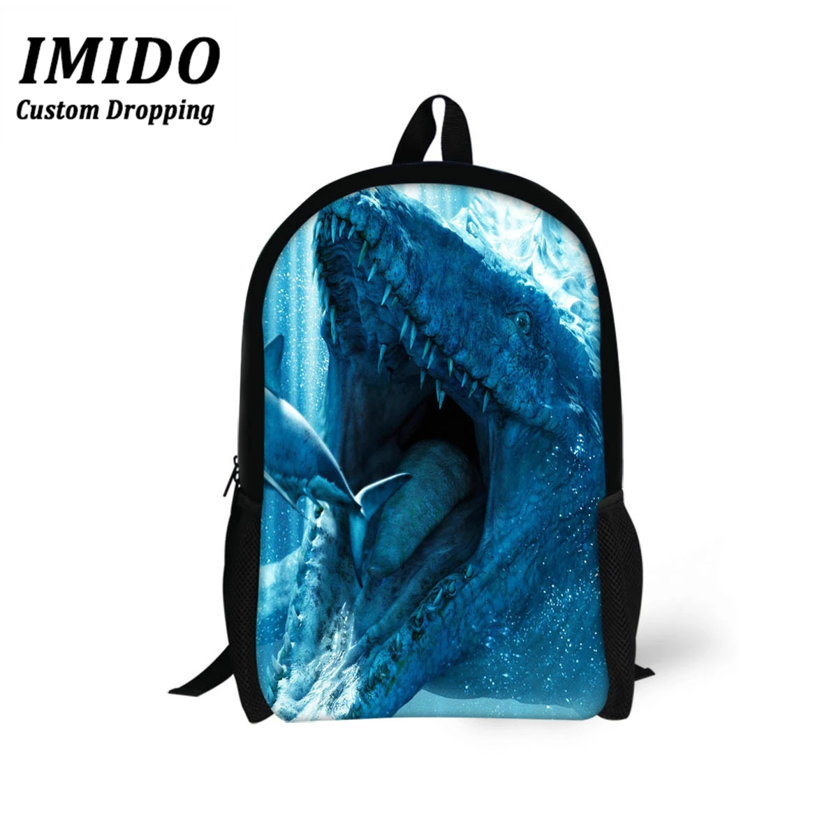 

New 3D Animal Mosasaurus Dinosaur Children's School Bags for Boys Cool Teenage Backpack Kids Daily Back Pack Students Mochila