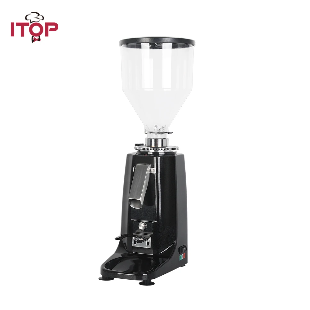 ITOP 700g Capacity Electric Coffee Grinder Fully Automatic Detachable Coffee Beans Grinder Machine Adjustable Gears portable wet cement drywall sander electric mortar polish smoothing machine detachable pad grinder equipment