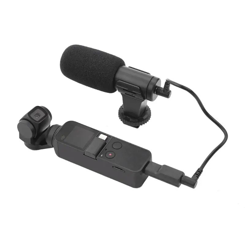 USB-C до 3,5 мм микрофон адаптер Карманный аудио адаптер для DJI Osmo Карманный конвертер для микрофона