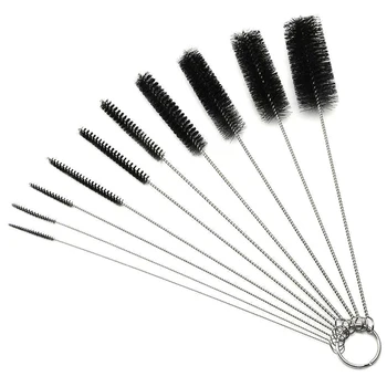 

10Pcs Nylon Brush Multi-Functional Tools Brush Spray Brush cleaning Drink Straws Sewing Machines Paint Guns Cleaning Brush