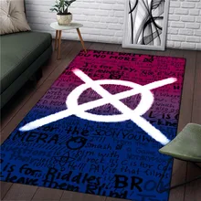 Рождественский подарок, домашний ковер, Квадратный Ковер в стиле аниме, для спальни, ванной, кухни, гостиной, alfombra, модный дизайн ковров