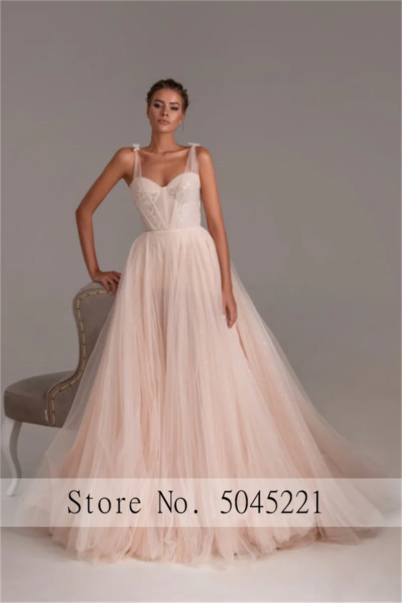 A-Line-Evening-Dresses-Straps-Tulle-Lace-Sequins-Sweep-Train-Formal-Party-Dress-Event-Receiption-Gowns (1)