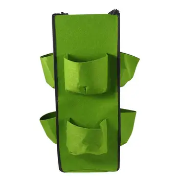 

8 Pockets Felt Fabric Pot Planting Bags Plant Grow Bag Cultivation Garden Pots Vegetable Nursery Bags Farm Garden Supplies