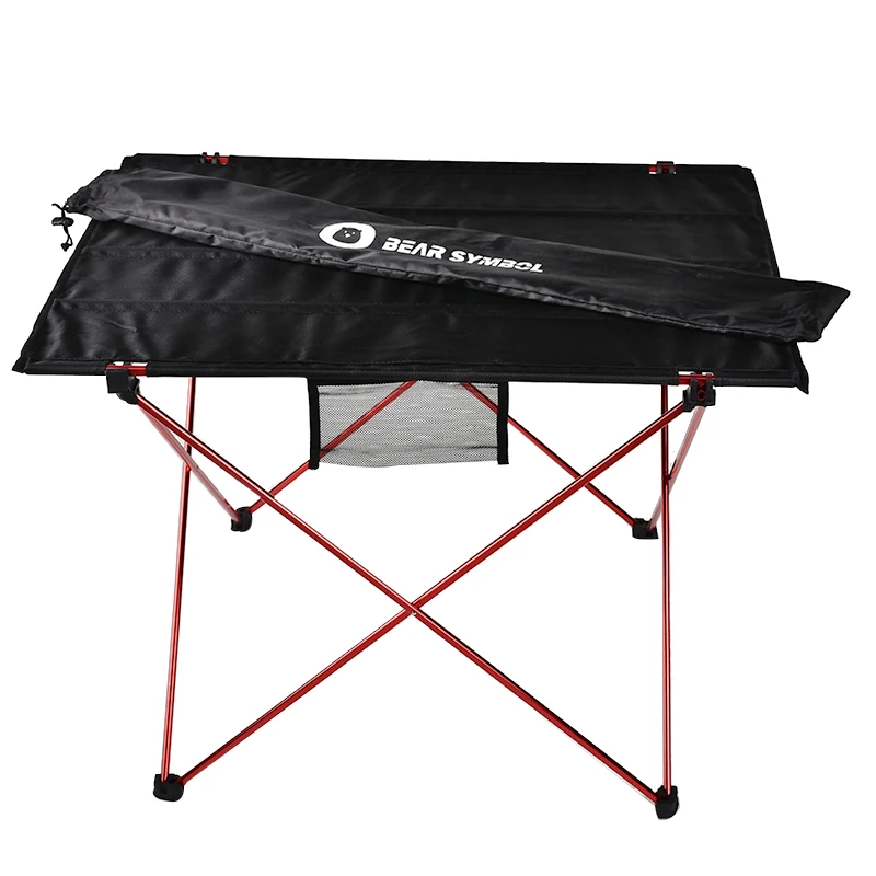 Outdoor Furniture Table Red Folding Camping Table Light Color Weight Ultralight Desk Fishing Tables