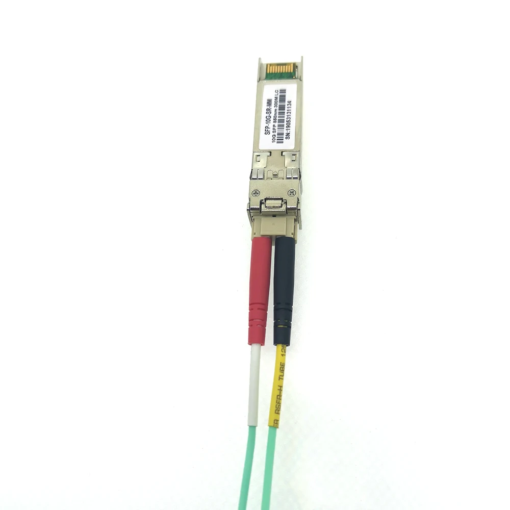 1PCS 10G MM LC 10G SFP+ многорежимный дуплекс 1310nm LC разъем 300m двойной волоконный 10G SFP moudle приемопередатчик одномодовое волокно - Цвет: 1PCS 10G MM LC