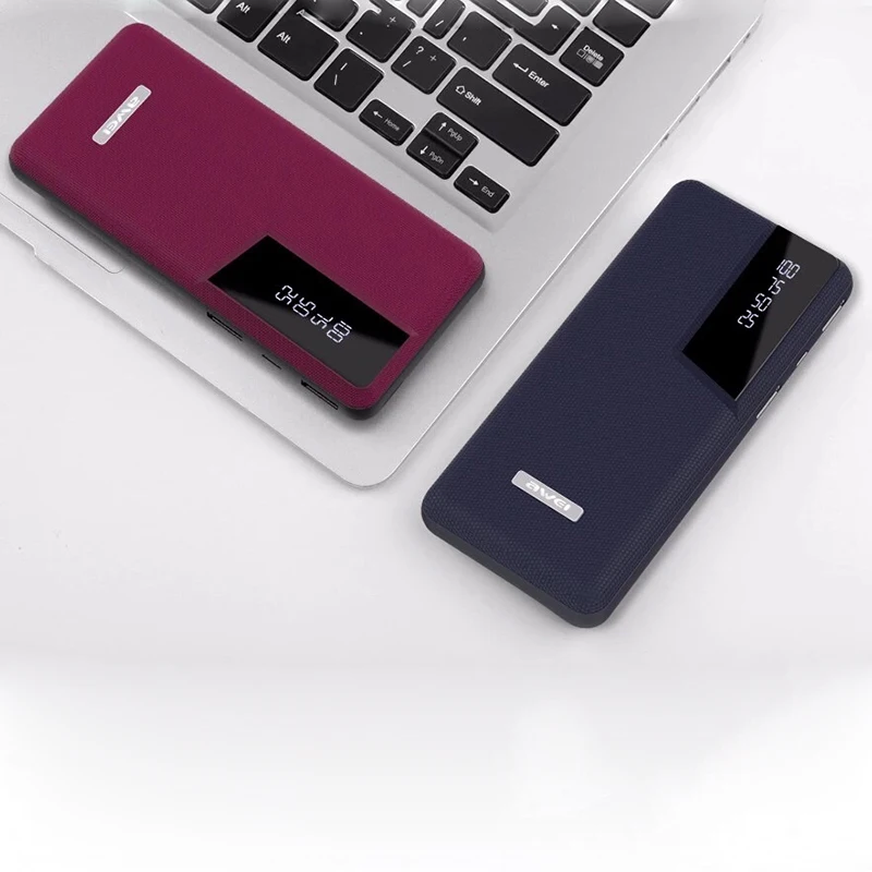 Xiao mi power Bank бизнес портативное зарядное устройство Dual USB mi power bank QC3.0 кожанная Внешняя батарея купить 2 получить скидку 10% Прямая поставка