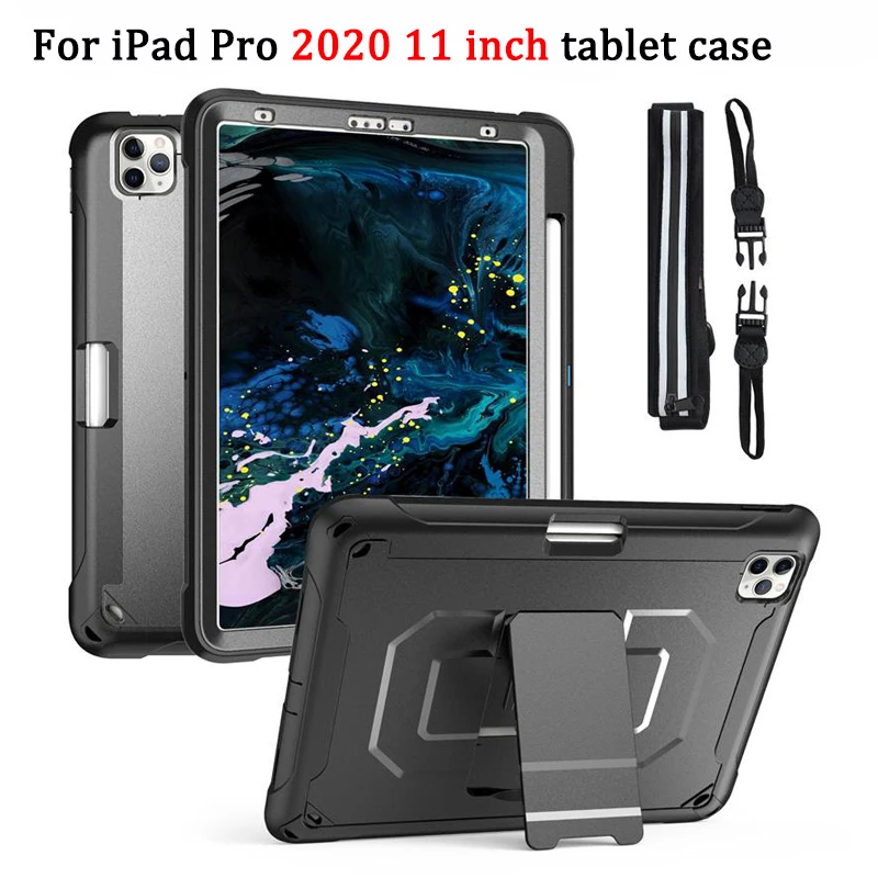 Чехол для планшета iPad Pro 11 2020 чехол из ТПУ + ПК суперударопрочный защитный с