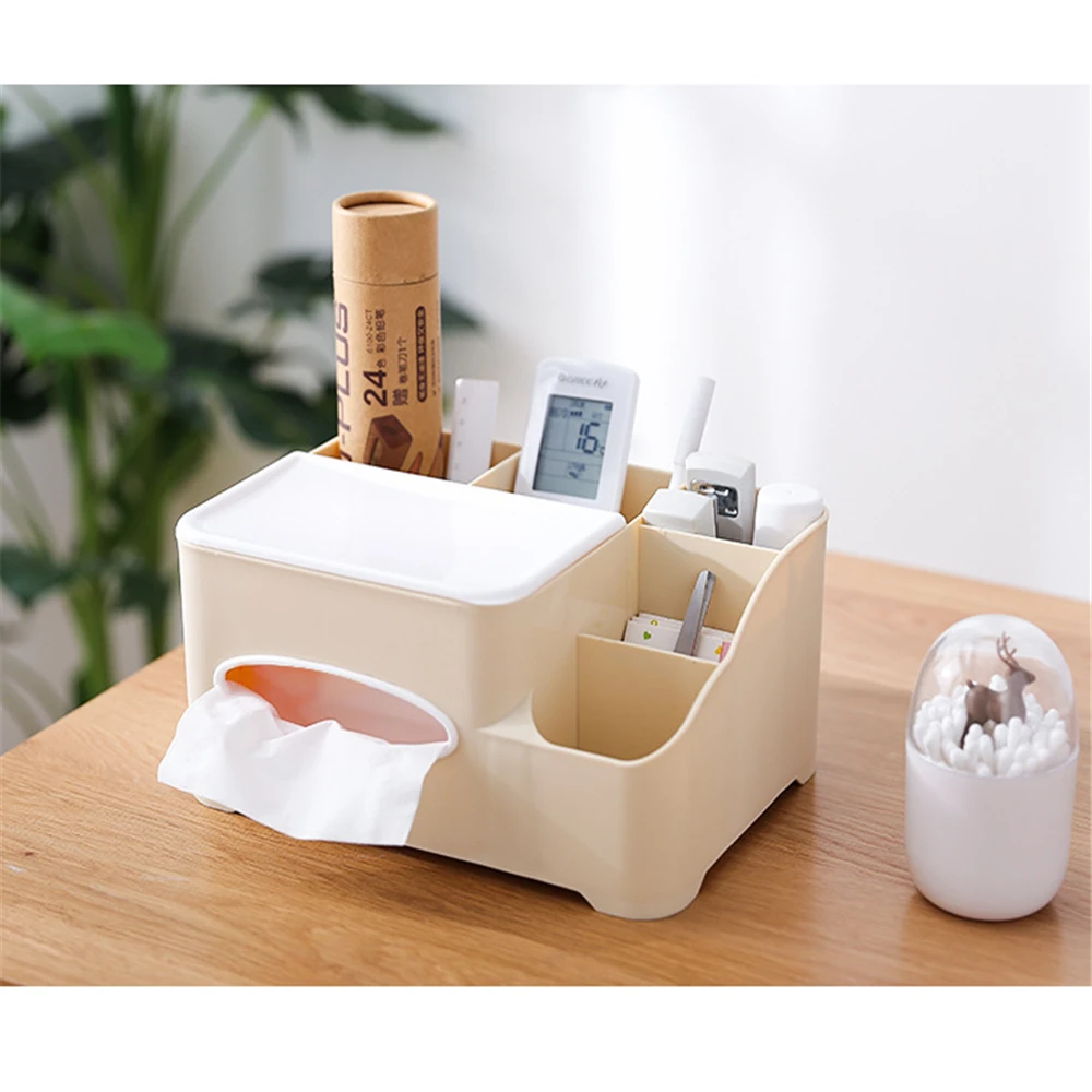 Large Capacity Cosmetic Storage Box Makeup Drawer Tissue Organizer Jewelry Nail Polish Container Desktop Sundries Storage Box