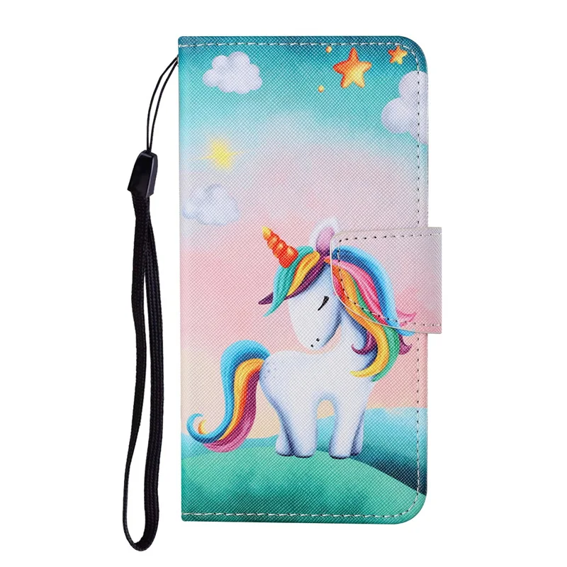 kawaii samsung phone cases For Capa Xiaomi Redmi Note 10S 10 S Pro Case For Etui Redmi Note 9T 9S 8T Pro 9A 9C 9Prime Cover Manget Pattern Flip Leather Bag cute samsung cases Cases For Samsung