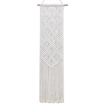 

NHBR-Macrame Wall Hanging - Boho Chic Handmade Woven Tapestry - Modern Rustic Wall Art Home Decor - Apartment Dorm Bedroom Nurse