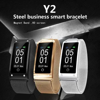 

Y2 Smart Watch IP67 Waterproof Heart Rate Sleep Monitor Alarm Clock Bracelet Time Display Steps Calories Distance Sleep Time
