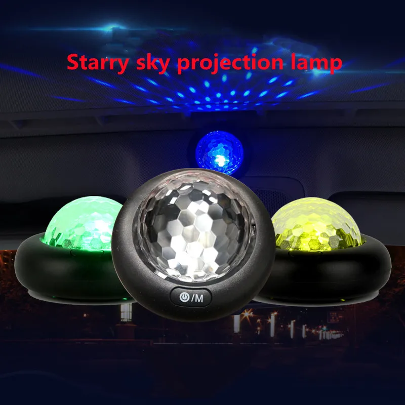 

Автомобильный интерьер светодиодный Звездный проектор атмосферсветильник свет USB Регулируемая декоративная лампа автомобильное окружающее пространство
