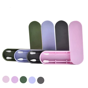 

2Pcs/Box Reusable Cotton Swab Ear Cleaning Cosmetic Silicone Buds Swabs Sticks For Cleaning Makeup And Touch-Ups Dropshipping