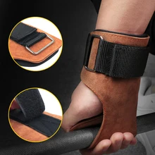 Weight Lifting Wrist guard Leather anti-skid training handle large area full palm protective pad raised to enhance grip gloves
