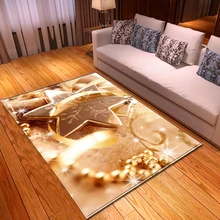 Рождественский коврик со снежинками для украшения дома, спальни, детской комнаты, игровой коврик, прикроватный фланелевый коврик для гостиной