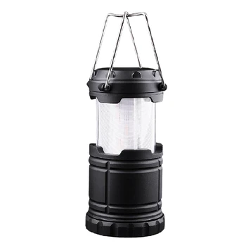 

Multi-Purpose Camping Lights Portable Lanterns Retractable 2 Colors Ultra Bright Hand Emergency Lamp Tent Lights Flashlight Blac