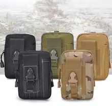 Multifunctional Outdoor Camouflage Tactical Utility Water-Resistant MOLLE Bag Mobile Phone Pocket Phone Pouch Belt Waist Cover