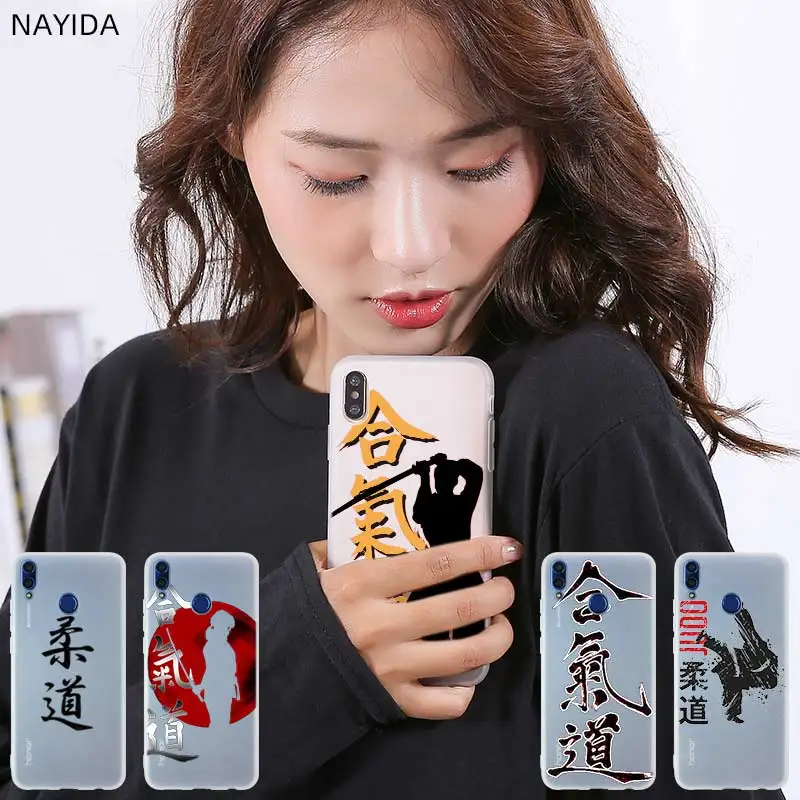 Luxury soft Case For Huawei Honor 30 20 Pro 10 9 9X Lite 10i 9a 8a 7a 30s Cover Japan aikido Judo | Мобильные телефоны и