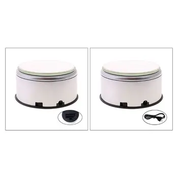 

360 Degree Rotating Jewelry Display Stand Electric Turntable USB Charging or Battery Powered Showing Stand