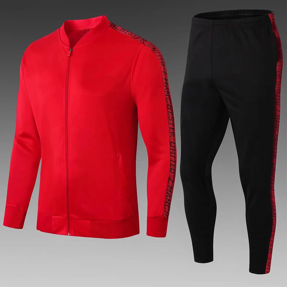 Новая куртка на молнии спортивный костюм Мужская спортивная одежда с длинными рукавами Баскетбол Футбол для бега и футбола Мужская одежда для бега
