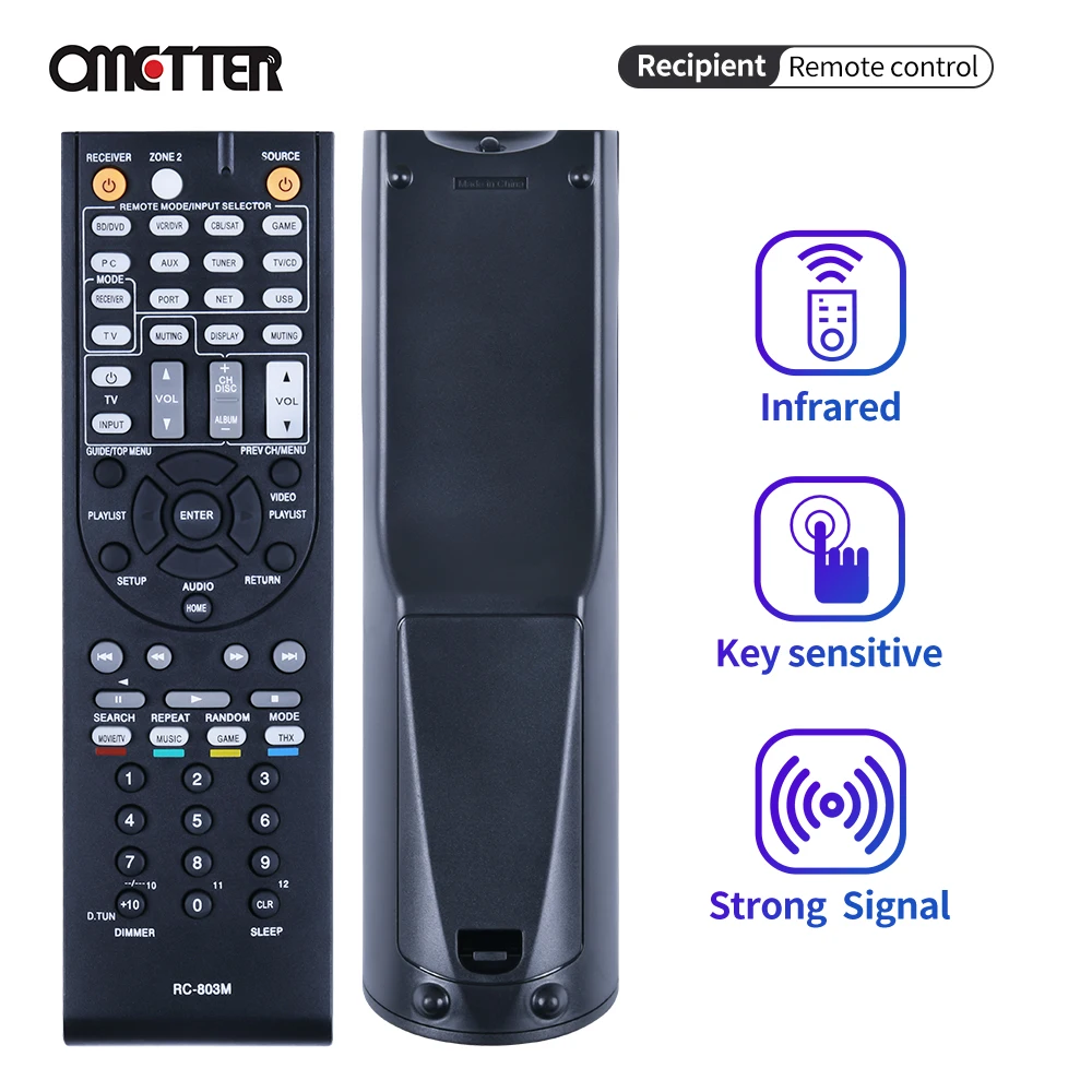 Suitable for Onkyo AV receiver RC-898M RC-803M remote control TX-NR609 TX-NR609B HT-S7409 | Электроника