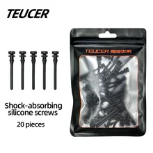 

20pcs/40PCS Black PC fan Rubber Screw Damping Nail Vibration Dampening Silicone Screw Pin Rivet