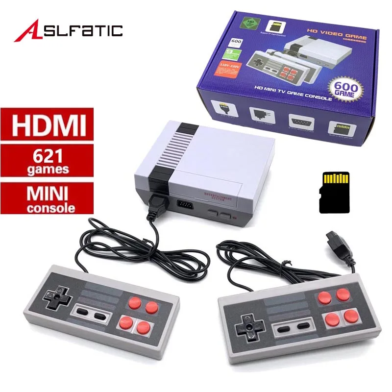 Мини классическая игровая консоль NES tv с поддержкой tf карты 8 бит Ретро встроенный