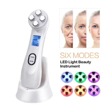 

Beauty Skin Facial USB Charging LED Photon Face Skin Rejuvenation Remover Wrinkle Mesotherapy Face Cleaning Machine