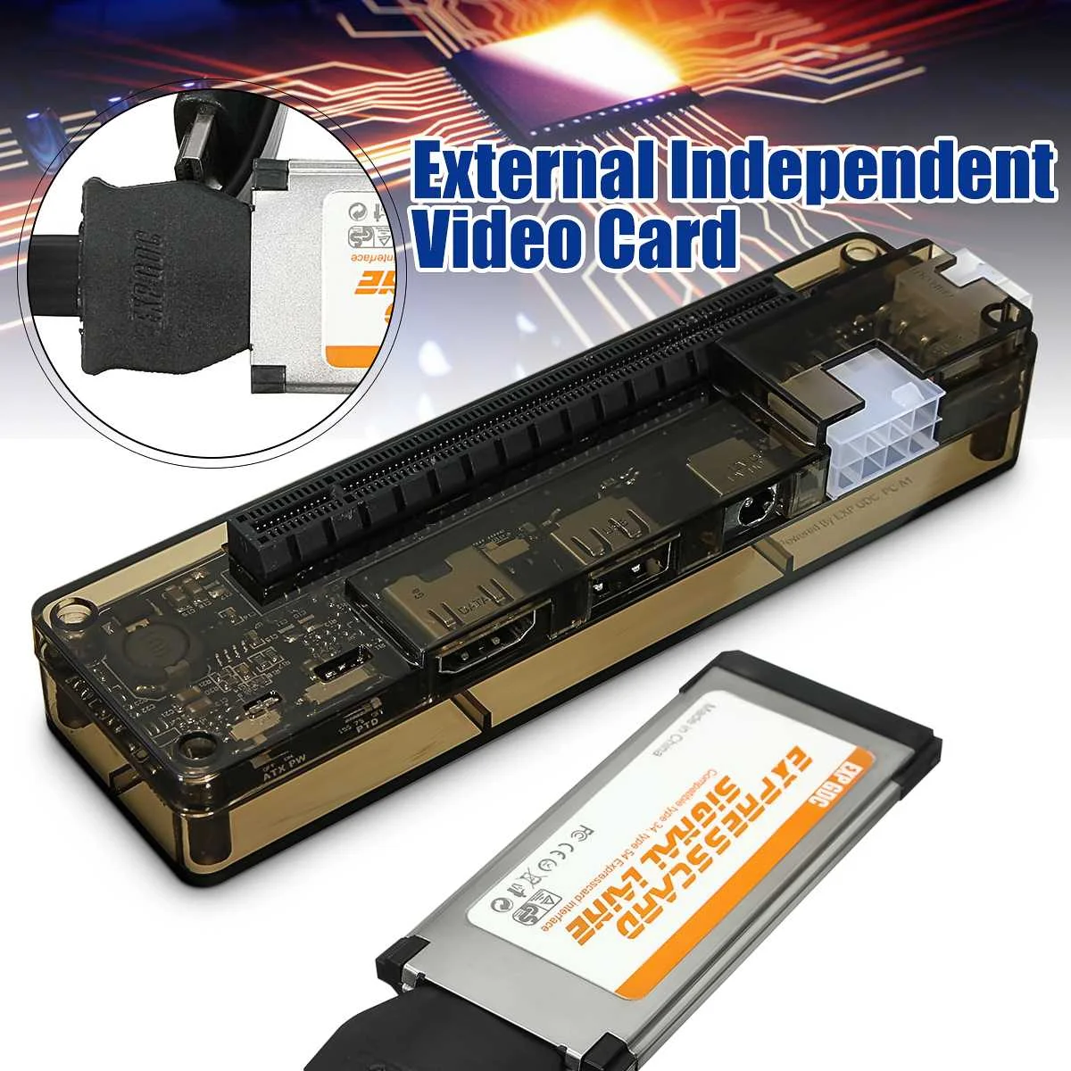 Экспресс-карта Mini PCI-E версия Expresscard V8.0 EXP GDC Beast PCIe PCI-E PCI Ноутбук внешняя независимая видеокарта док-станция