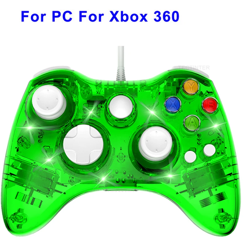 USB Wired Controller Joypad For Microsoft System PC Windows Gamepad For PC Win 7 / 8/10 Joystick for Xbox 360 Joypad 