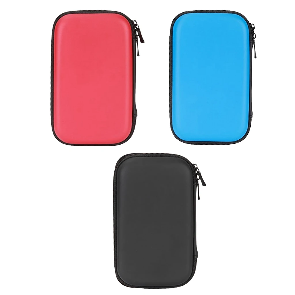 3Pieces EVA Small Bag, Portable EVA Hard Drive Travel Organizer Bag for Electronics Cables Adapter Earphone Accessories