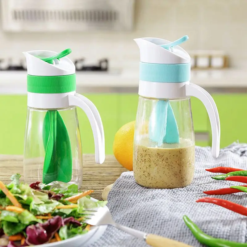 Creative Salad Juice Manual Bottle Fruit Salad Rotating Dressing Mixer Up Stirring Cup Drink Juice Storage Bottle For Picnic