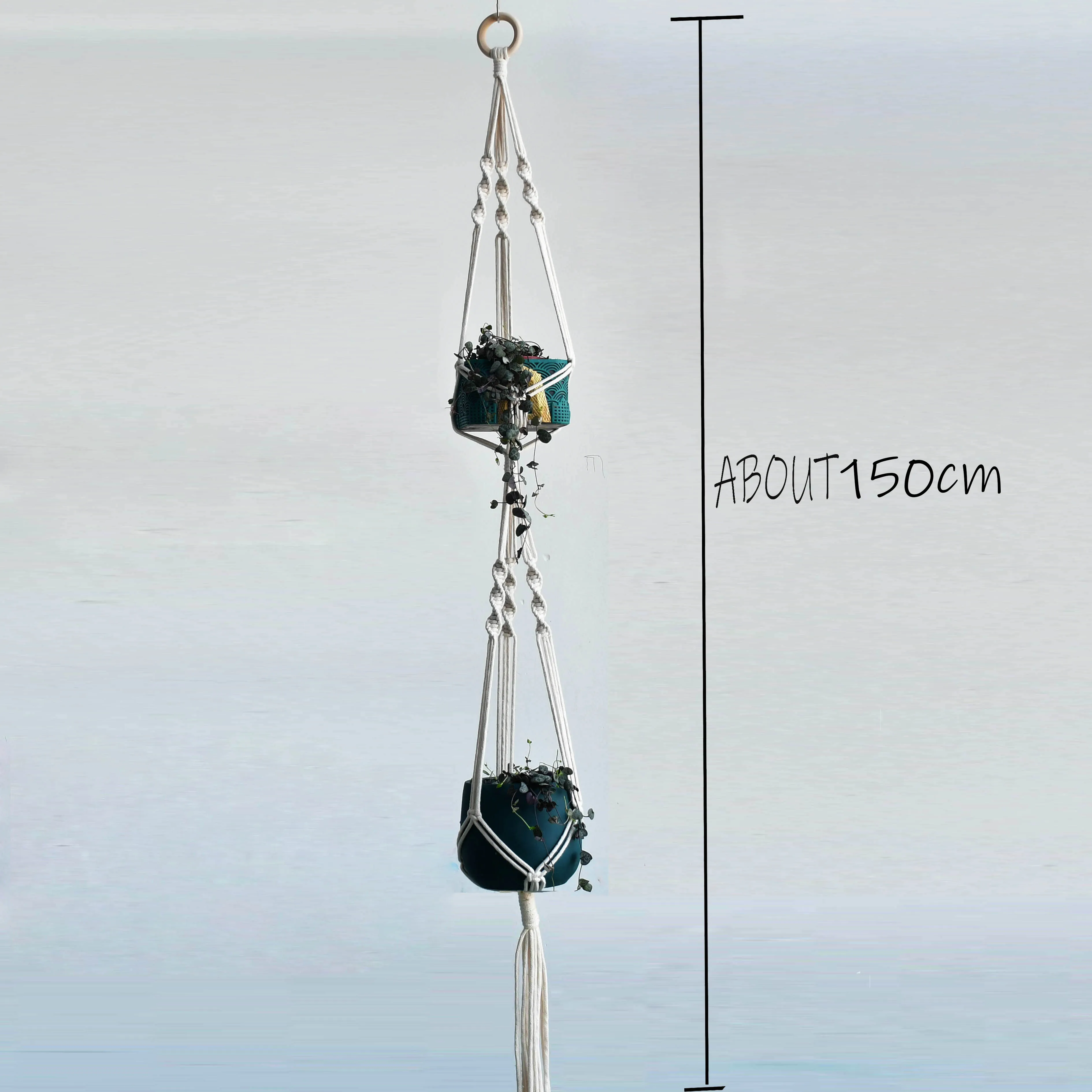 New arrival  100% handmade macrame plant hanger pot holder hanger for pot macrame hanger for plant hanger for flowerpot